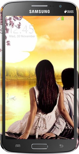 3D пластиковий матовий чехол Sunset для Samsung Galaxy Grand 2 G7102 - 6607m-41 изображение 