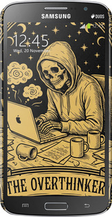 3D пластиковый матовый чехол The Overthinker для Samsung Galaxy Grand 2 G7102 - 6774m-41 изображение 