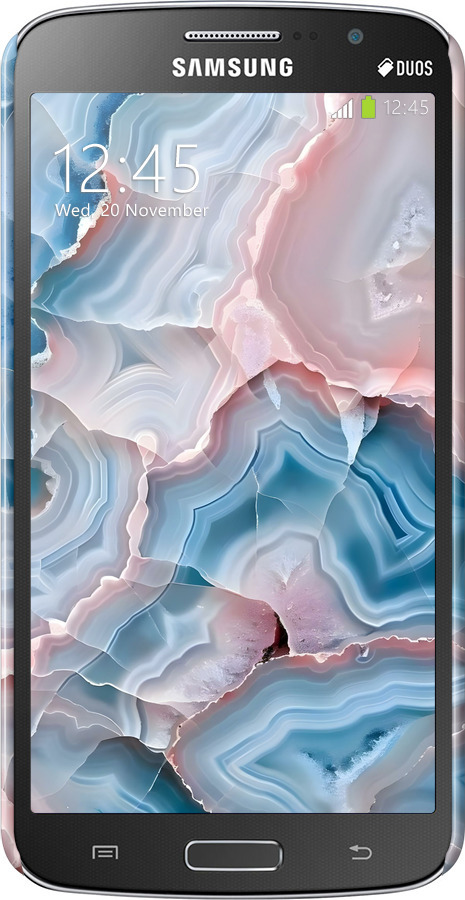 3D пластиковий матовий чехол Мрамор для Samsung Galaxy Grand 2 G7102 - 6306m-41 изображение 
