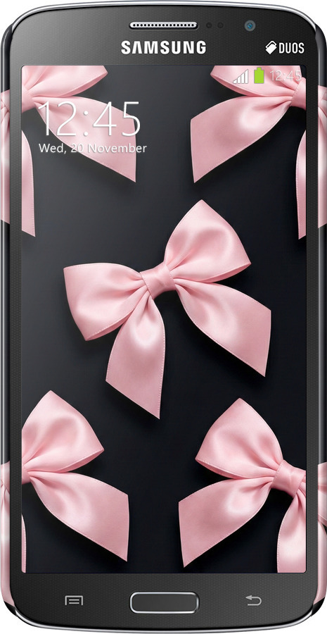 3D пластиковый матовый чехол Coquette Ribbons Dark Coquette для Samsung Galaxy Grand 2 G7102 - 6767m-41 изображение 