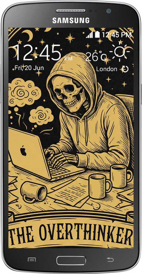 Силіконовий чехол The Overthinker для Samsung Galaxy Grand 2 G7102 - 6774u-41 изображение 