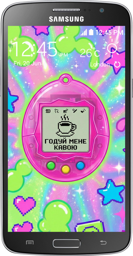 Силиконовый чехол Y2K Aesthetic Retro Pet: Годуй мене кавою для Samsung Galaxy Grand 2 G7102 - 6784u-41 изображение 