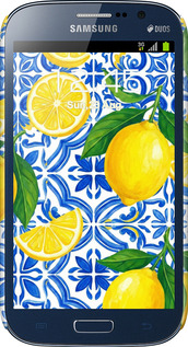 3D пластиковый матовый чехол Grocery Girl Italian Summer для Samsung Galaxy Grand Neo I9060 - 6766m-112 изображение 