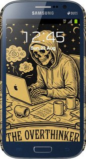 3D пластиковый матовый чехол The Overthinker для Samsung Galaxy Grand I9082 - 6774m-66 изображение 