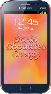 3D пластиковый матовый чехол Aura Gradient Main Character Energy Aesthetic Y2K для Samsung Galaxy Grand Neo I9060 - 6783m-112 изображение 