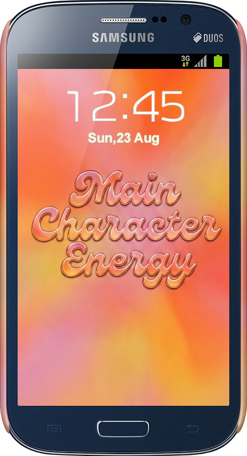 3D пластиковый матовый чехол Aura Gradient Main Character Energy Aesthetic Y2K для Samsung Galaxy Grand Neo I9060 - 6783m-112 изображение 