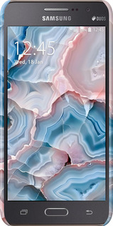 3D пластиковий глянцевий чехол Мрамор для Samsung Galaxy Grand Prime G530H - 6306c-74 изображение 