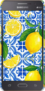 3D пластиковий глянцевий чехол Grocery Girl Italian Summer для Samsung Galaxy J2 Prime - 6766c-466 изображение 