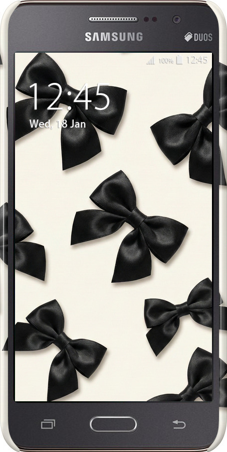 3D пластиковий матовий чехол Dark Coquette для Samsung Galaxy Grand Prime G530H - 6765m-74 изображение 