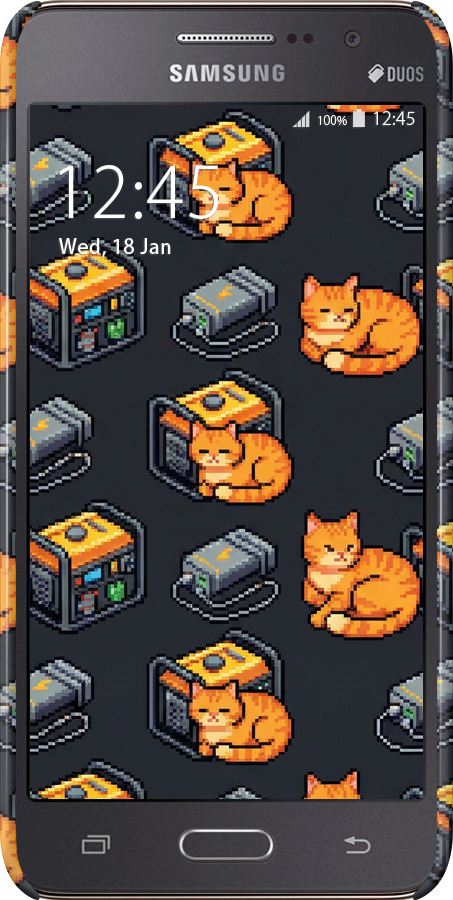 3D пластиковый глянцевый чехол Autonomous Zone для Samsung Galaxy J2 Prime - 6771c-466 изображение 