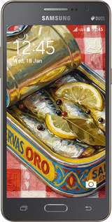 2D пластиковый чехол Vintage Sardine Tin Phone для Samsung Galaxy J2 Prime - 6772t-466 изображение 