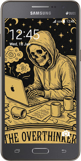 Силиконовый чехол The Overthinker для Samsung Galaxy Grand Prime G530H - 6774u-74 изображение 