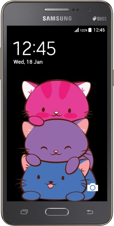 2D пластиковый чехол Милые кошки для Samsung Galaxy J2 Prime - 6518t-466 изображение 