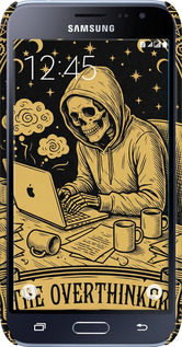 3D пластиковий глянцевий чехол The Overthinker для Samsung Galaxy J1 (2016) Duos J120H - 6774c-262 изображение 