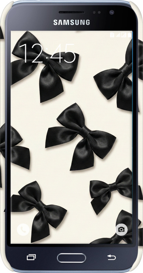 3D пластиковый матовый чехол Dark Coquette для Samsung Galaxy J1 (2016) Duos J120H - 6765m-262 изображение 