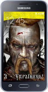 2D пластиковый чехол Козак-Украинец для Samsung Galaxy J1 (2016) Duos J120H - 1150t-262 изображение 
