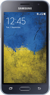 2D пластиковый чехол Флаг Украины 2 для Samsung Galaxy J1 (2016) Duos J120H - 401t-262 изображение 