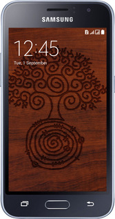 2D пластиковый чехол Узор дерева для Samsung Galaxy J1 (2016) Duos J120H - 4119t-262 изображение 