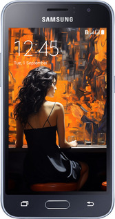 Силиконовый чехол Чехол для телефона для Samsung Galaxy J1 (2016) Duos J120H - 5962u-262 изображение 