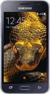 2D пластиковый чехол Golden snake для Samsung Galaxy J1 (2016) Duos J120H - 6072t-262 изображение 