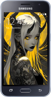 2D пластиковый чехол Аниме демон 2 для Samsung Galaxy J1 (2016) Duos J120H - 6309t-262 изображение 