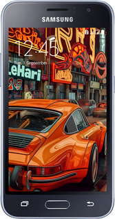 2D пластиковый чехол Порше для Samsung Galaxy J1 (2016) Duos J120H - 6334t-262 изображение 