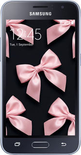 2D пластиковий чехол Coquette Ribbons Dark Coquette для Samsung Galaxy J1 (2016) Duos J120H - 6767t-262 изображение 