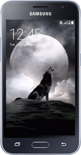2D пластиковый чехол Воющий волк для Samsung Galaxy J1 (2016) Duos J120H - 934t-262 изображение 