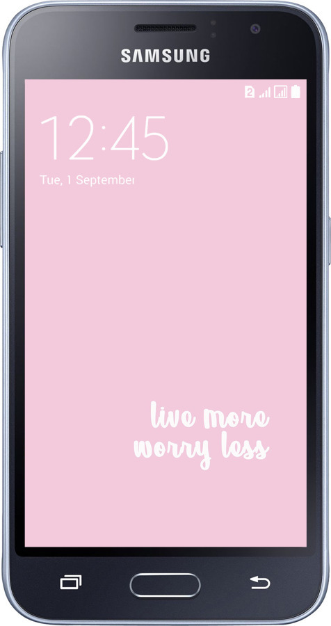 2D пластиковый чехол Живи больше для Samsung Galaxy J1 (2016) Duos J120H - 4347t-262 изображение 