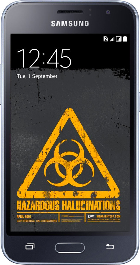 2D пластиковый чехол biohazard 28 для Samsung Galaxy J1 (2016) Duos J120H - 4846t-262 изображение 