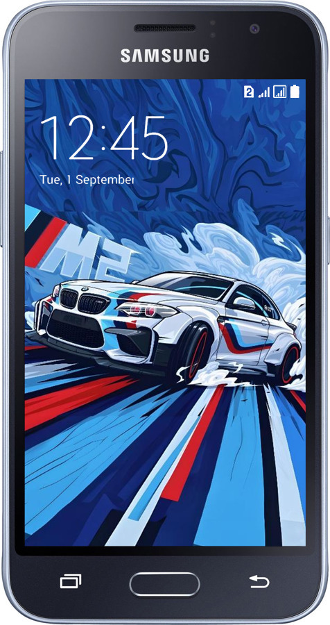 2D пластиковый чехол БМВ для Samsung Galaxy J1 (2016) Duos J120H - 6292t-262 изображение 