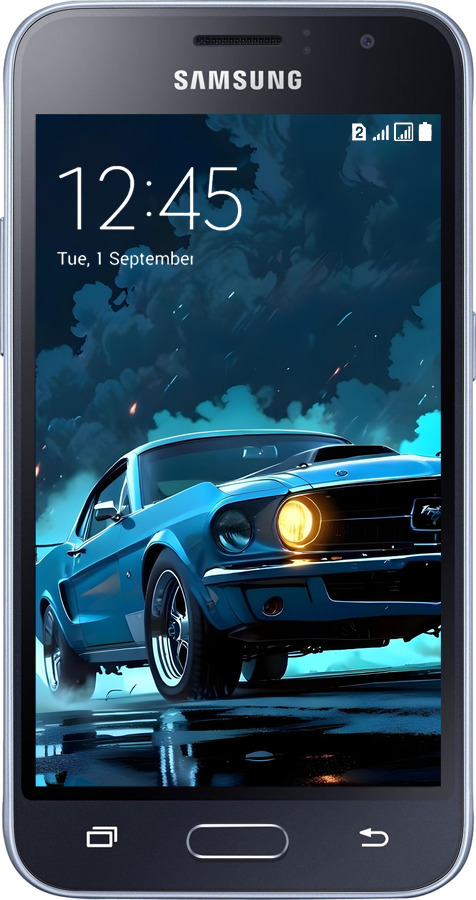 2D пластиковый чехол Форд мустанг для Samsung Galaxy J1 (2016) Duos J120H - 6374t-262 изображение 