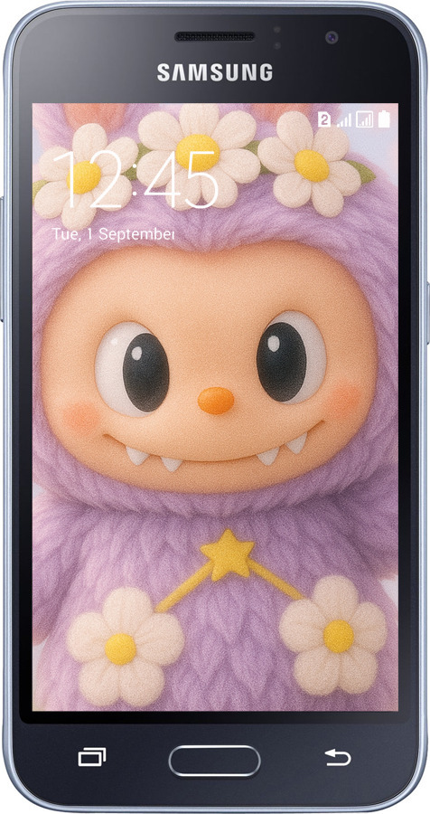 Силиконовый чехол Лабубу 1 для Samsung Galaxy J1 (2016) Duos J120H - 6709u-262 изображение 