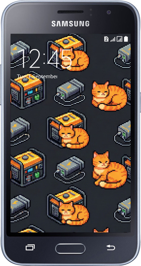 2D пластиковый чехол Autonomous Zone для Samsung Galaxy J1 (2016) Duos J120H - 6771t-262 изображение 