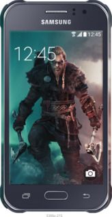 3D пластиковий матовий чехол № 5366 для Samsung Galaxy J1 Ace J110H - 5366m-215 изображение 