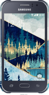 3D пластиковий матовий чехол № 5428 для Samsung Galaxy J1 Ace J110H - 5428m-215 изображение 