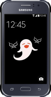 3D пластиковий матовий чехол Genshin Impact Ху Тао Мистецтво духу-примари для Samsung Galaxy J1 Ace J110H - 6534m-215 изображение 
