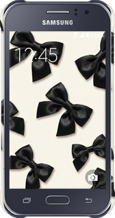 3D пластиковий матовий чехол Dark Coquette для Samsung Galaxy J1 Ace J110H - 6765m-215 изображение 