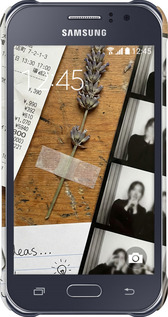 3D пластиковый матовый чехол Aesthetic Scrapbook Collage для Samsung Galaxy J1 Ace J110H - 6773m-215 изображение 