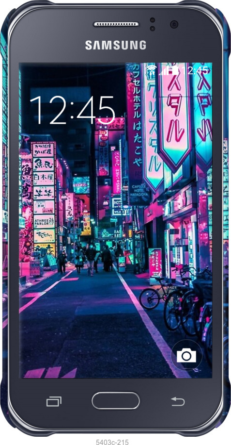 3D пластиковий матовий чехол № 5403 для Samsung Galaxy J1 Ace J110H - 5403m-215 изображение 