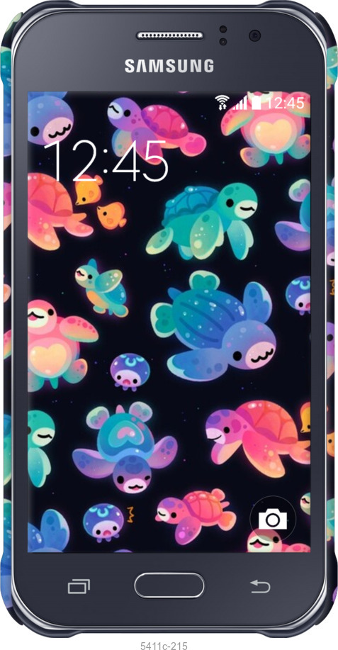 3D пластиковый матовый чехол № 5411 для Samsung Galaxy J1 Ace J110H - 5411m-215 изображение 