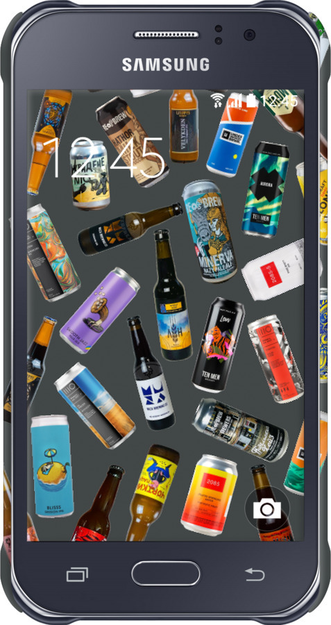 3D пластиковий матовий чехол Броварні для Samsung Galaxy J1 Ace J110H - 5879m-215 изображение 