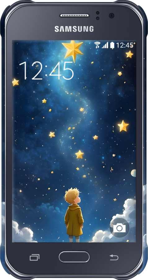 3D пластиковый матовый чехол Маленький принц для Samsung Galaxy J1 Ace J110H - 6326m-215 изображение 