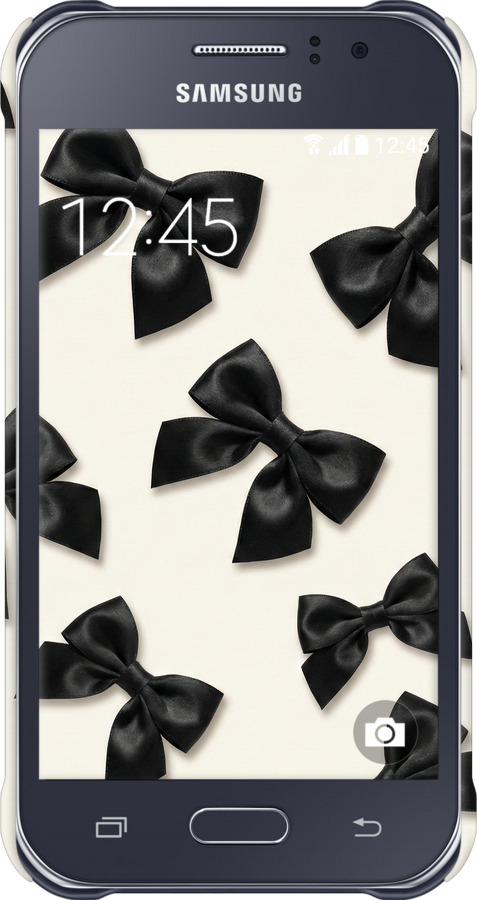 3D пластиковий матовий чехол Dark Coquette для Samsung Galaxy J1 Ace J110H - 6765m-215 изображение 