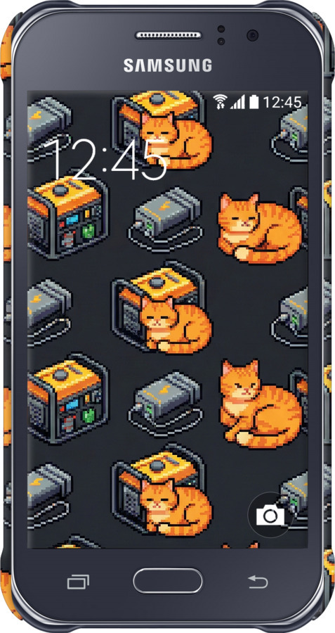 3D пластиковый матовый чехол Autonomous Zone для Samsung Galaxy J1 Ace J110H - 6771m-215 изображение 