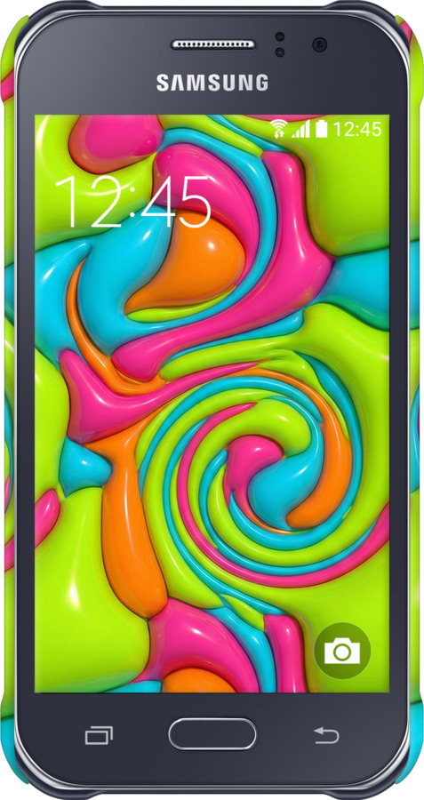 3D пластиковий матовий чехол Y2K Jelly Dream для Samsung Galaxy J1 Ace J110H - 6780m-215 изображение 