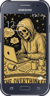 2D пластиковый чехол The Overthinker для Samsung Galaxy J1 Ace J110H - 6774t-215 изображение 