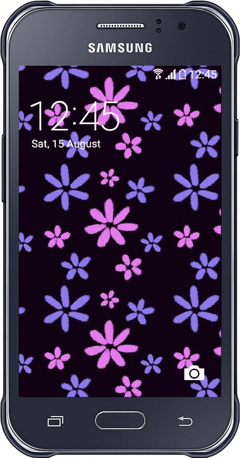 2D пластиковий чехол з квітами для Samsung Galaxy J1 Ace J110H - 6258t-215 изображение 