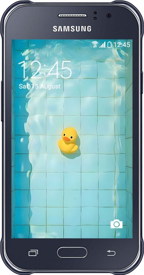 2D пластиковий чехол Каченя для Samsung Galaxy J1 Ace J110H - 6323t-215 изображение 