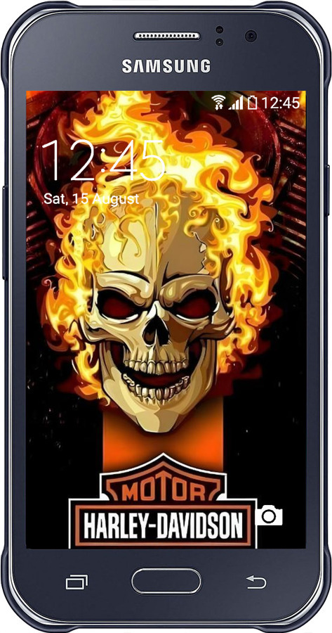 2D пластиковий чехол Харлей девидсон для Samsung Galaxy J1 Ace J110H - 6370t-215 изображение 